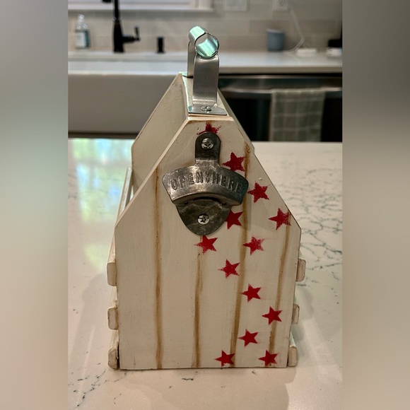 NEW Handcrafted Bottle Opener Wooden Box for Drinks - Picture 5 of 9